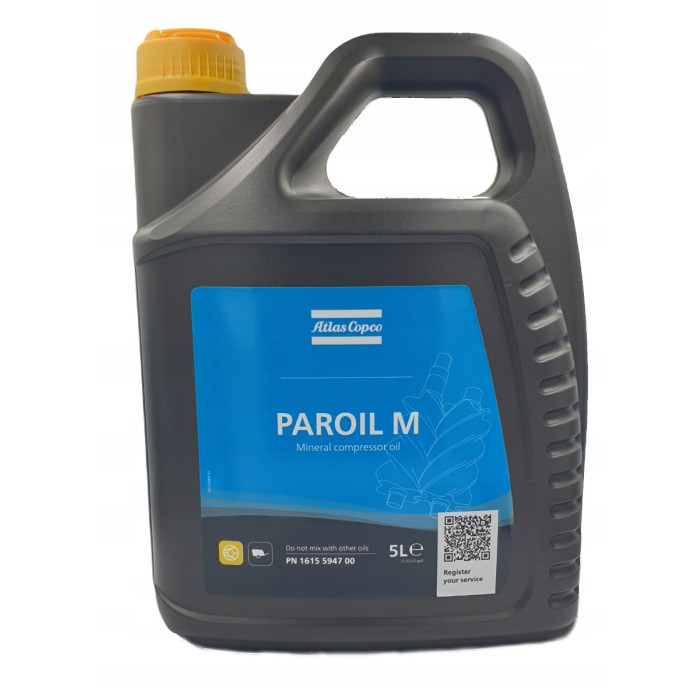 Olej Atlas Copco Paroil M 1615594700 Mineralny Olej Sprężarkowy