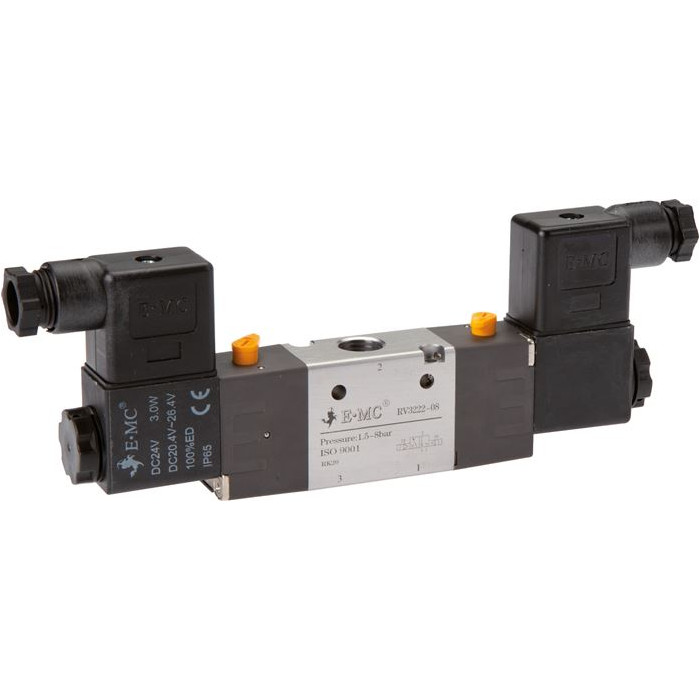 3/2-cestný solenoidový ventil G 1/4" Pulzní ventil, 24 V DC