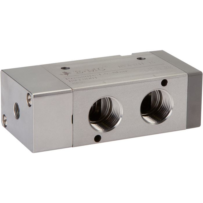 Vanne pneumatique 3/2 voies, G 1/2", Rappel par ressort (NO)