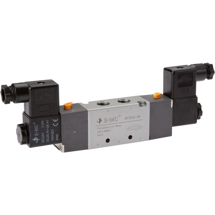 5/2-cestný solenoidový ventil, G 1/4", Impulsní ventil, 24 V AC
